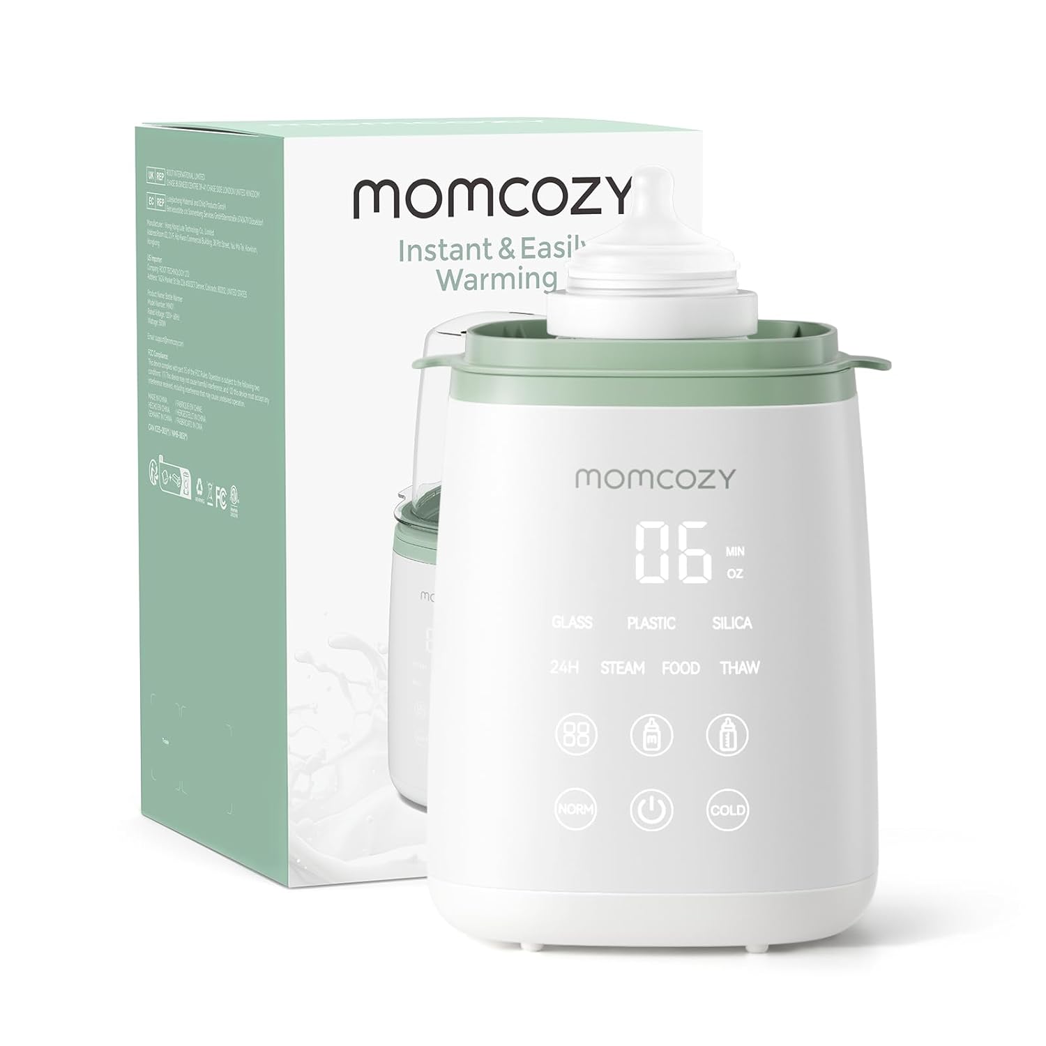 Momcozy Bottle Warmer, Fast Bottle Warmers for All Bottles with Timer